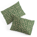 Avenie BR Cheetah Print In Green Pillow Shams