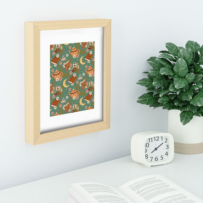 Avenie Moonlit Reading Nook I Recessed Framing Rectangle
