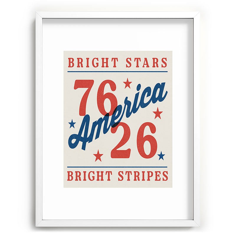 DENY Designs Bright Stars Bright Stripes Recessed Framing Rectangle