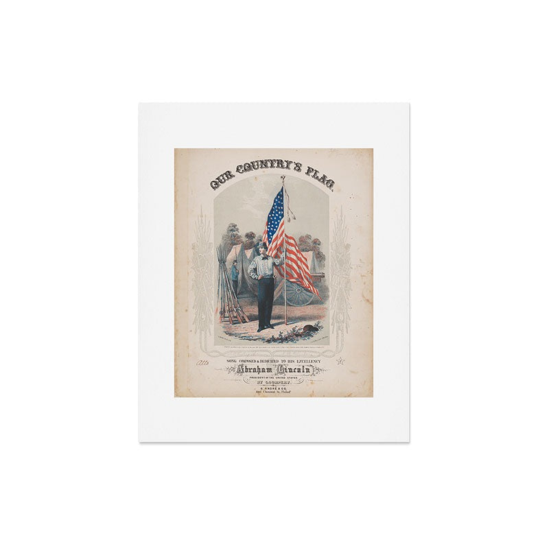 DENY Designs Our Country s Flag Art Print