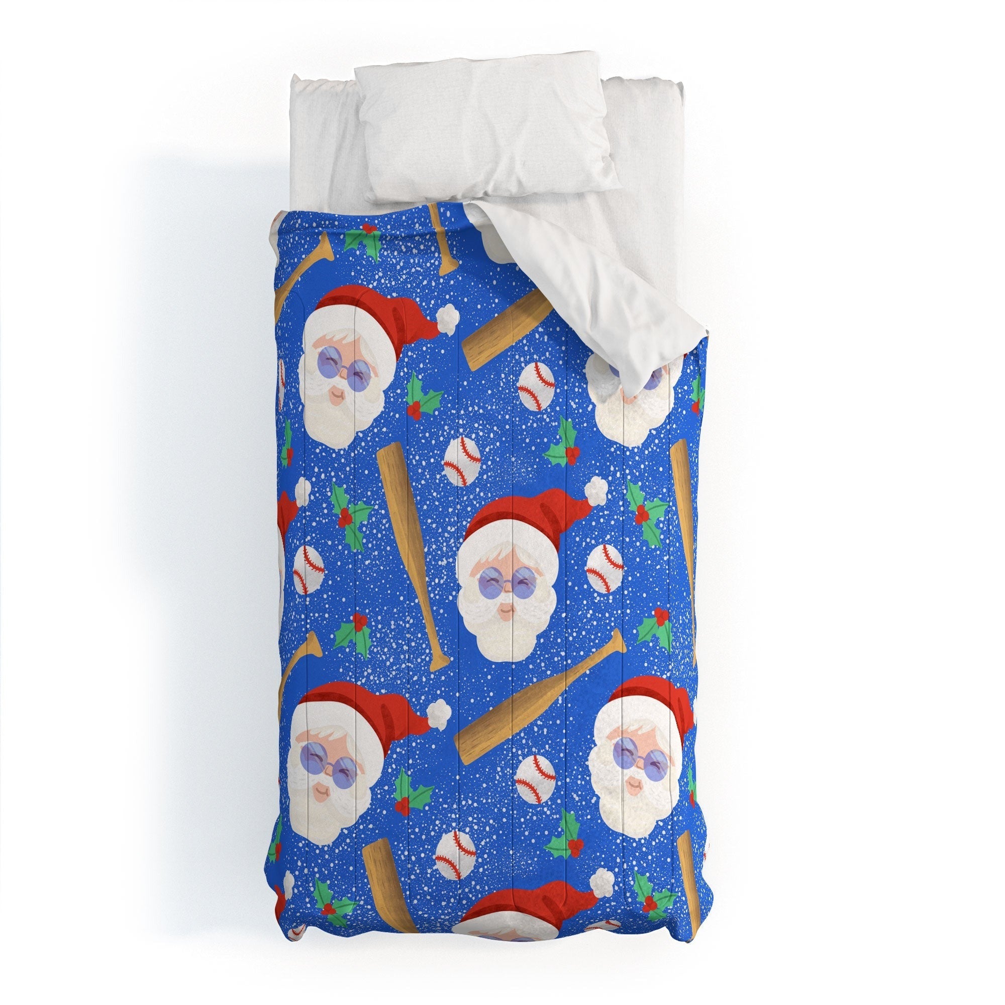 Design by Spark Sporty Baseball Santa Comforter