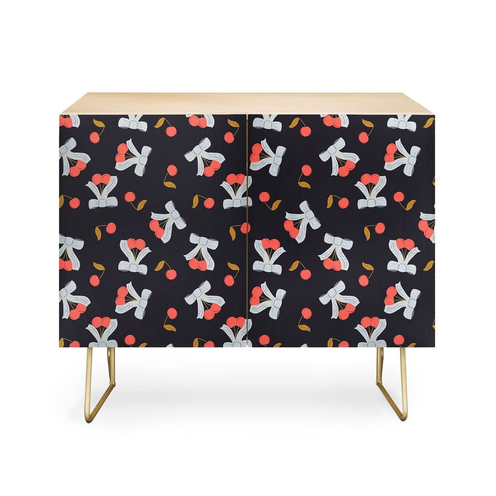 Jennifer Labre Cherries and Bows Credenza