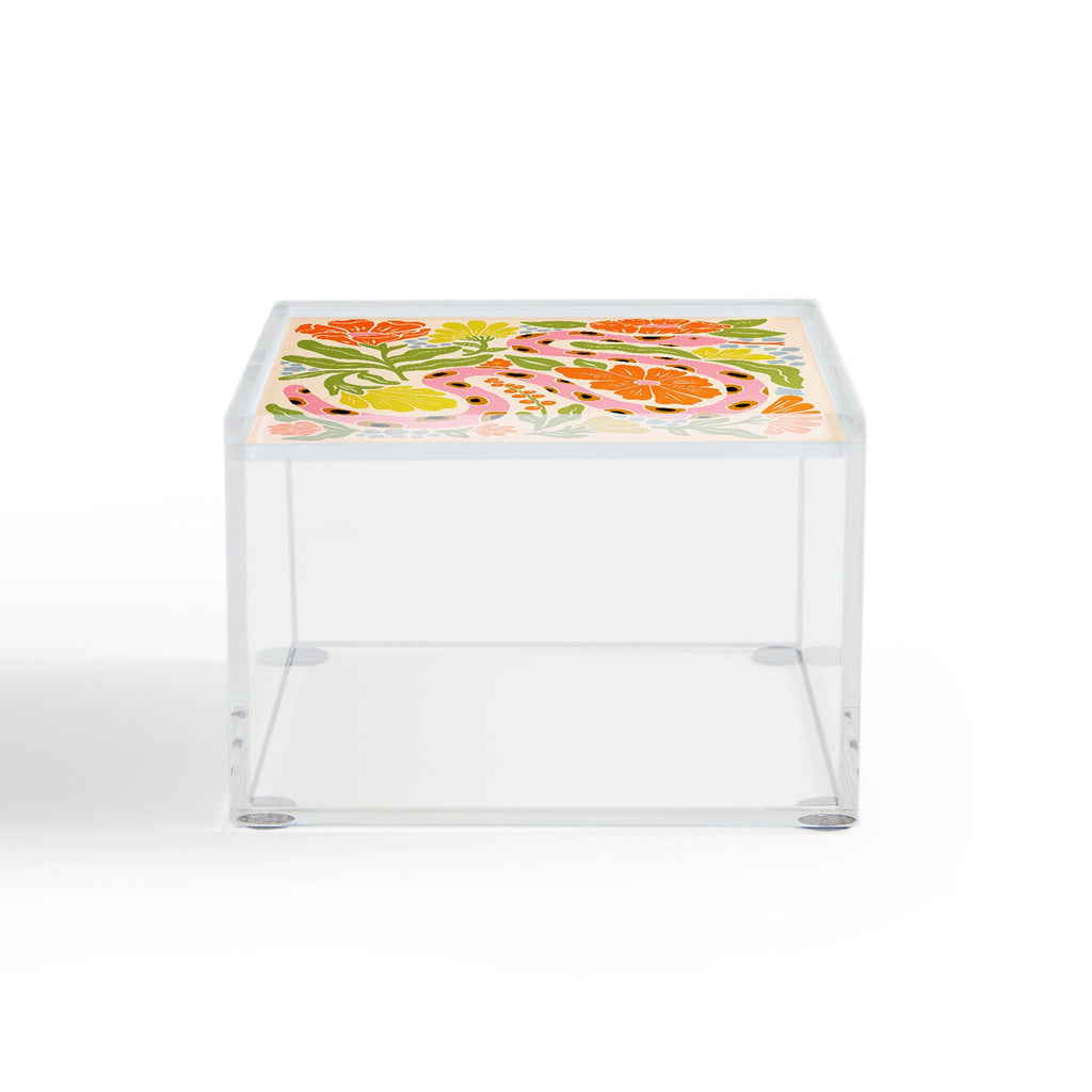 Jaclyn Caris Snake in the Garden Acrylic Box