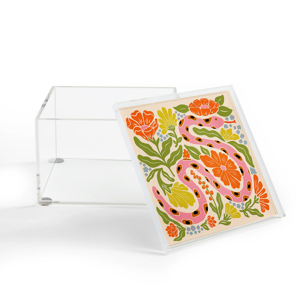 Jaclyn Caris Snake in the Garden Acrylic Box