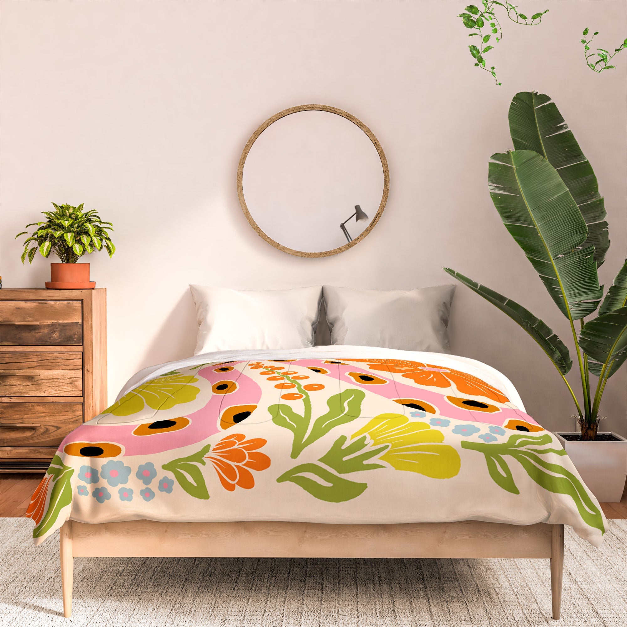 Jaclyn Caris Snake in the Garden Comforter