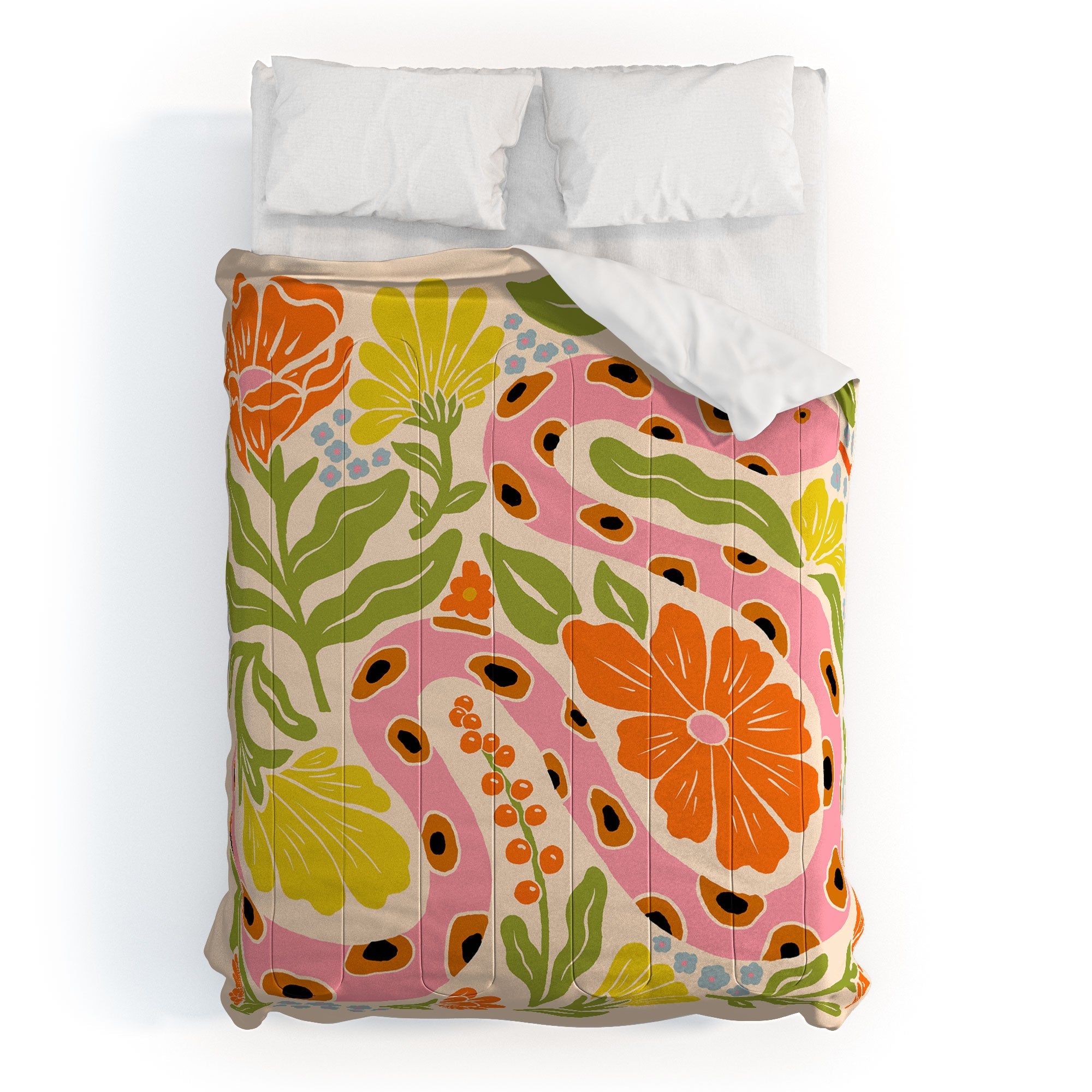 Jaclyn Caris Snake in the Garden Comforter