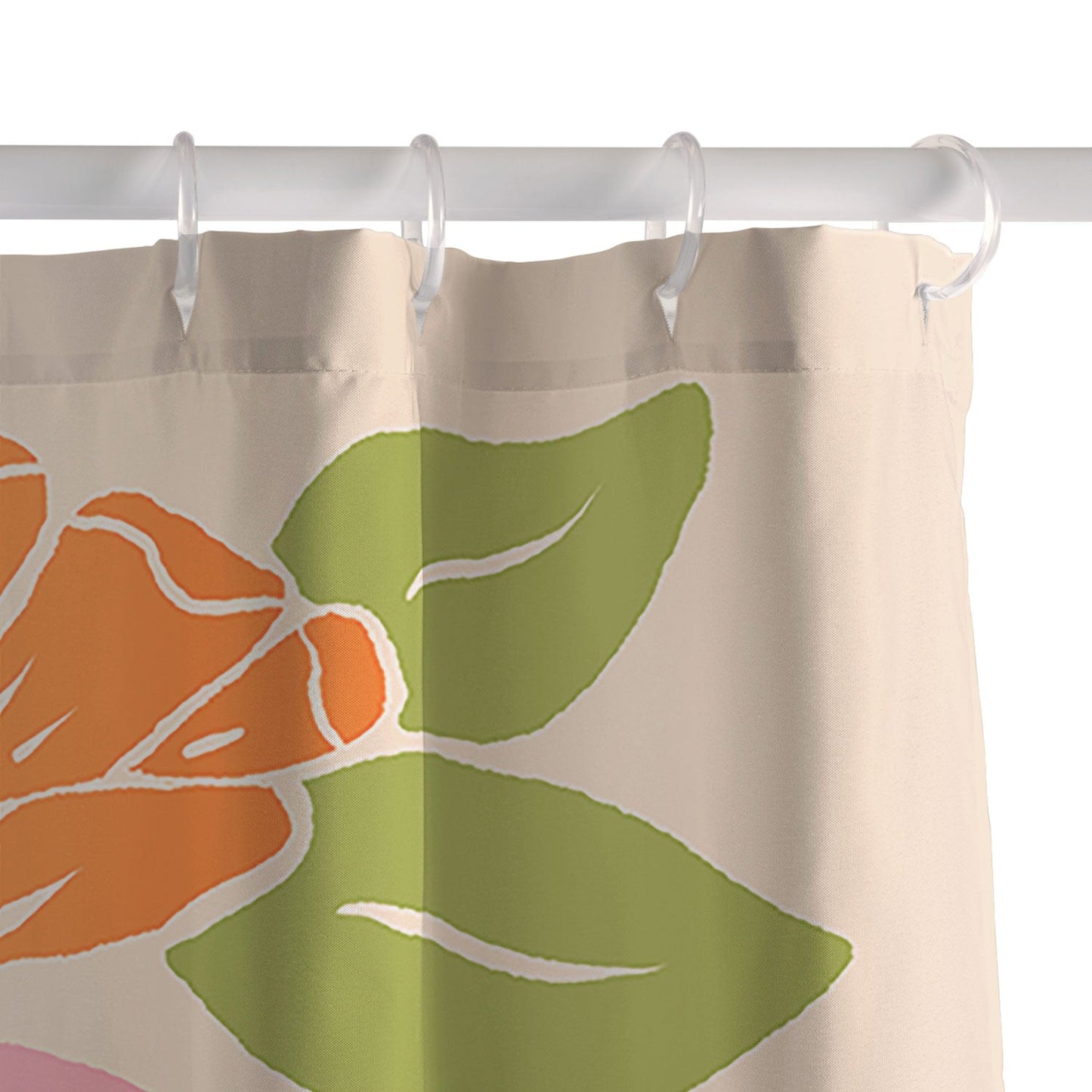 Jaclyn Caris Snake in the Garden Shower Curtain
