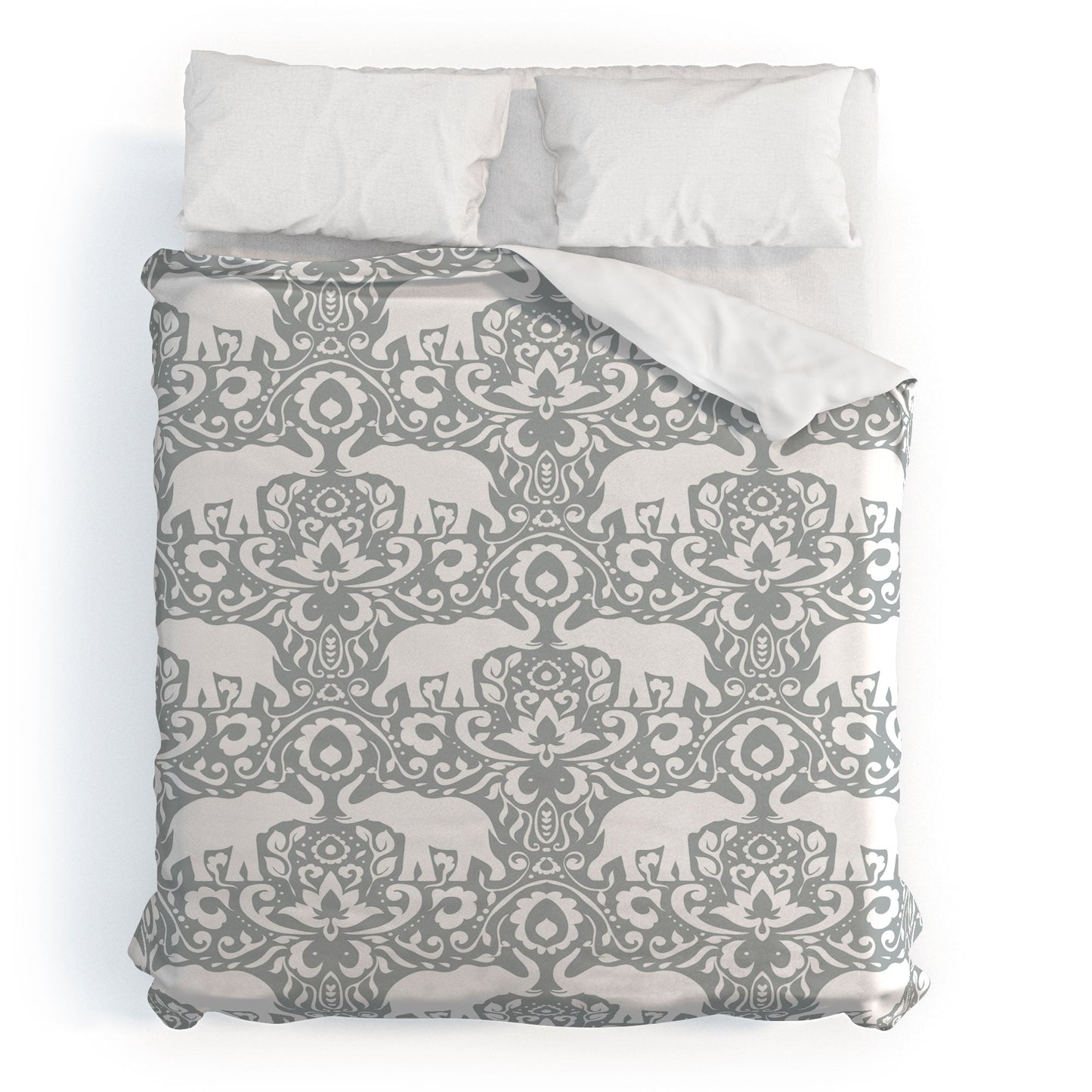Jacqueline Maldonado Elephant Damask Paloma Duvet Cover