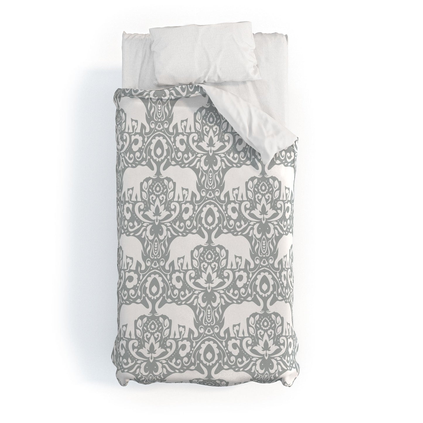 Jacqueline Maldonado Elephant Damask Paloma Duvet Cover