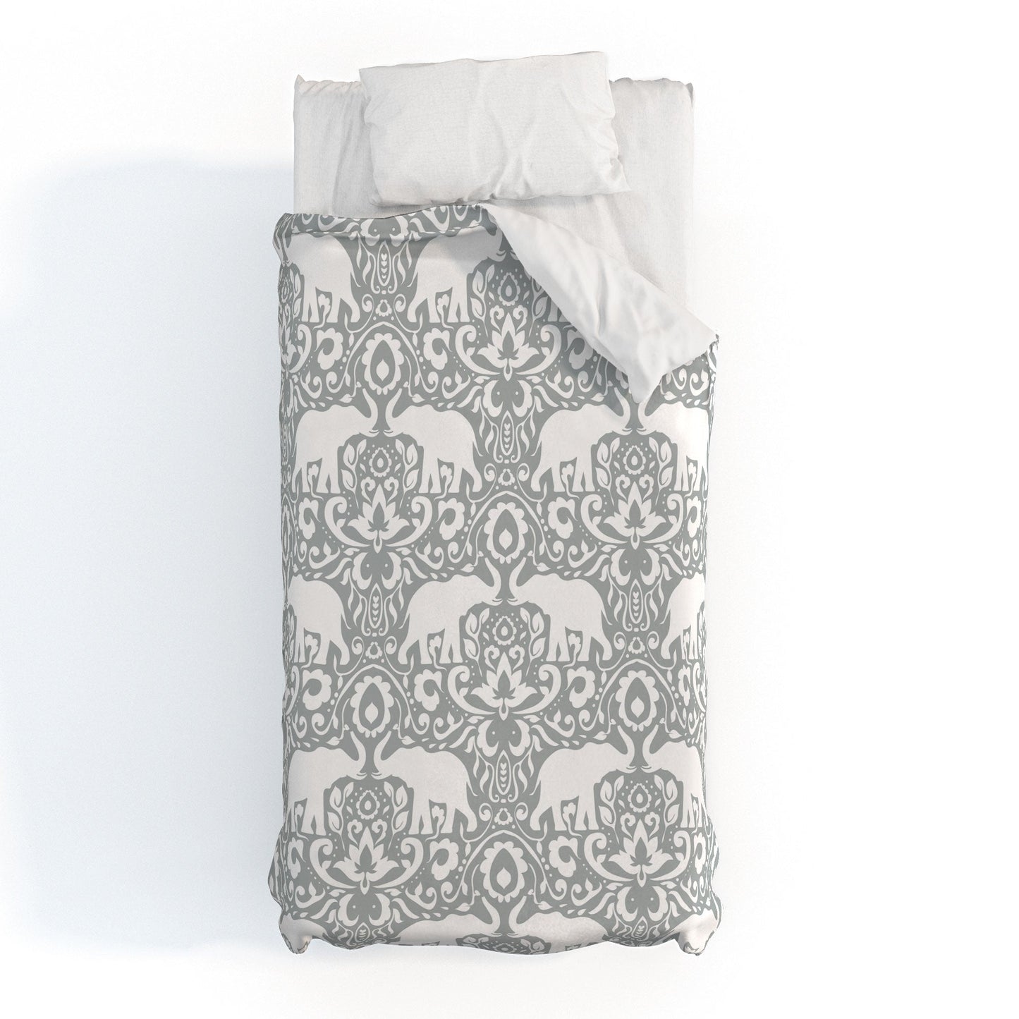 Jacqueline Maldonado Elephant Damask Paloma Duvet Cover