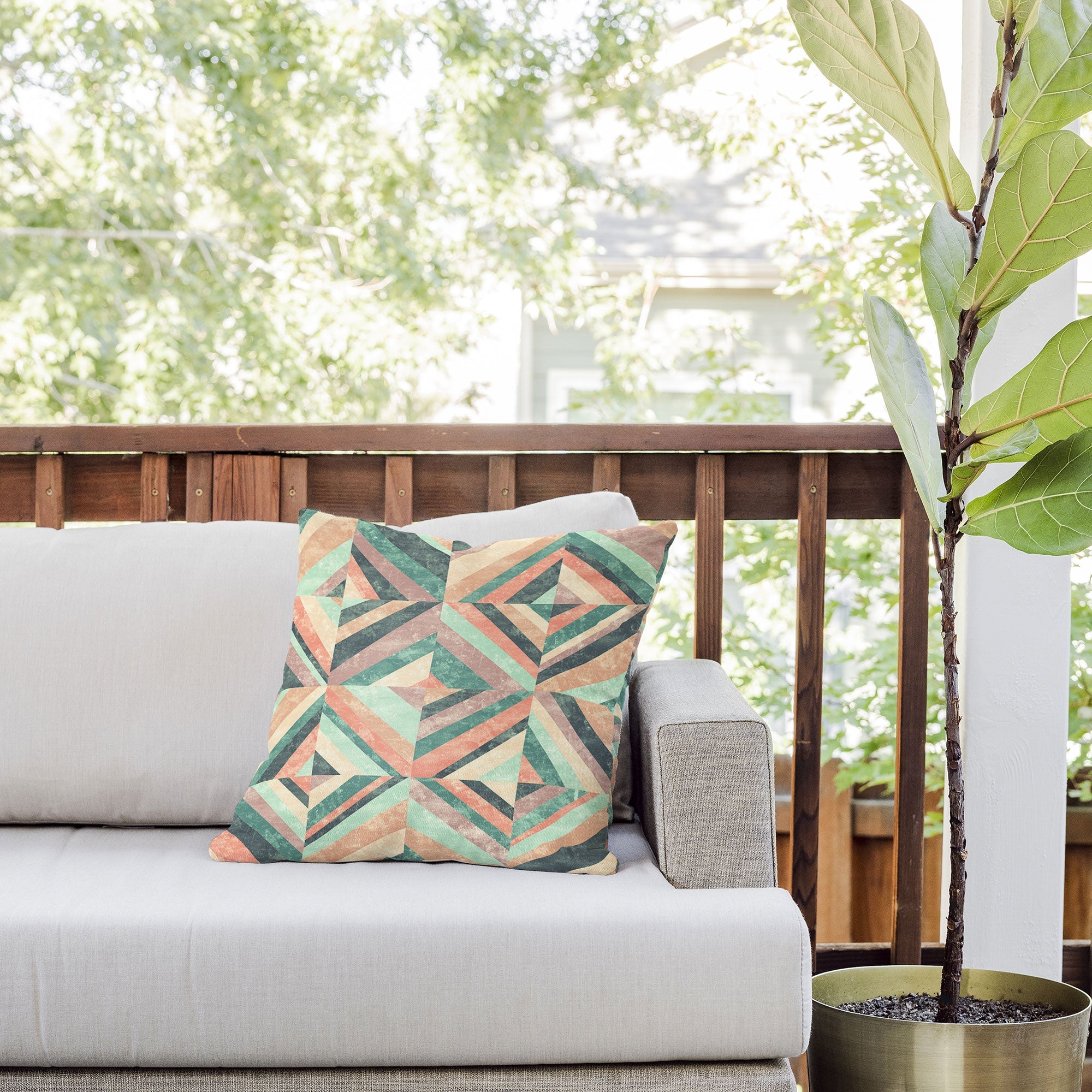 Jacqueline Maldonado Hybrid Holistic Outdoor Throw Pillow