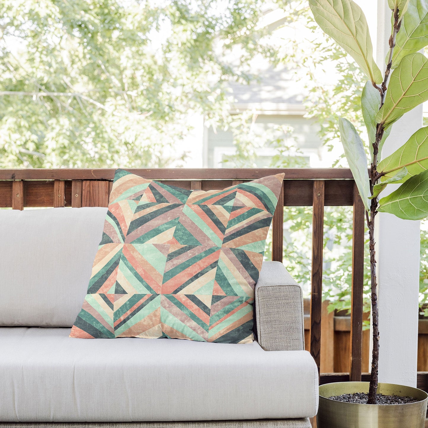 Jacqueline Maldonado Hybrid Holistic Outdoor Throw Pillow