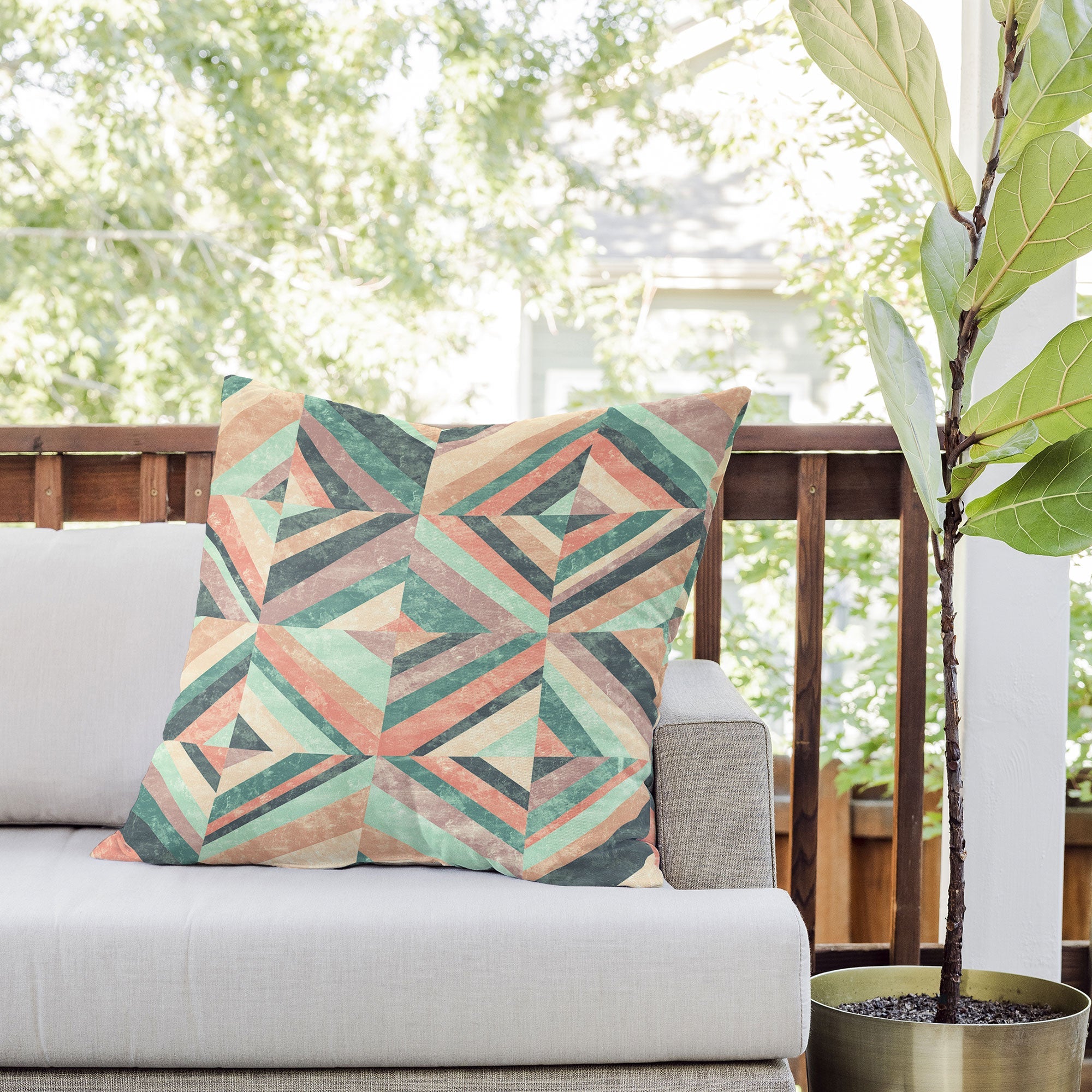 Jacqueline Maldonado Hybrid Holistic Outdoor Throw Pillow