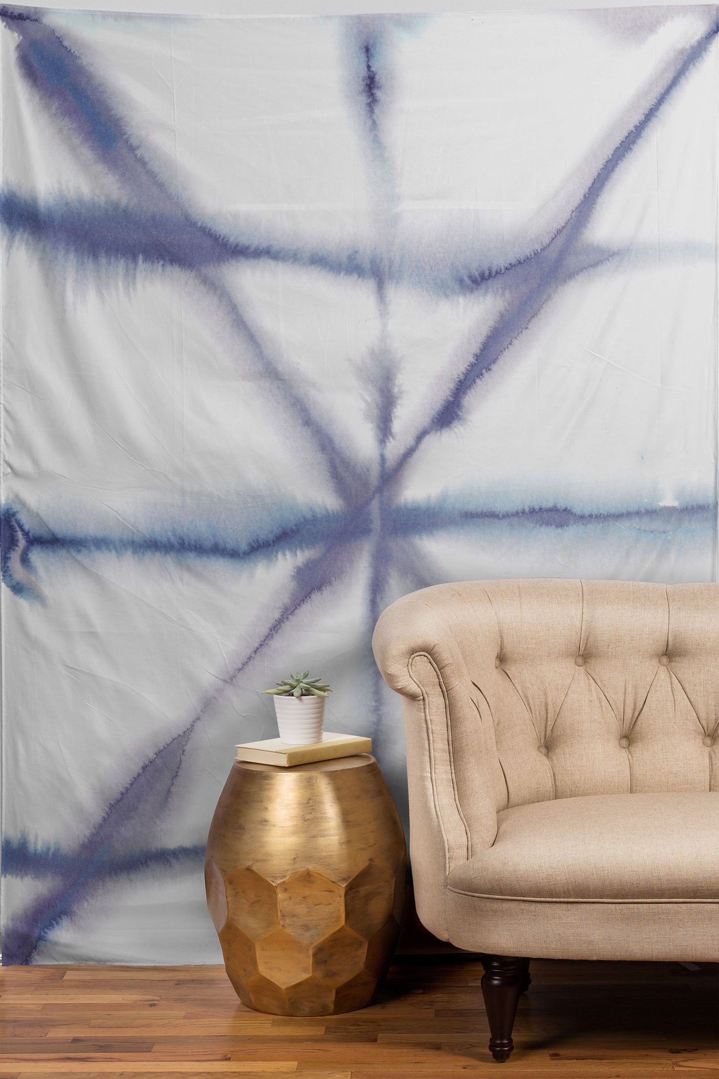 Jacqueline Maldonado Light Dye Folding Blues Tapestry