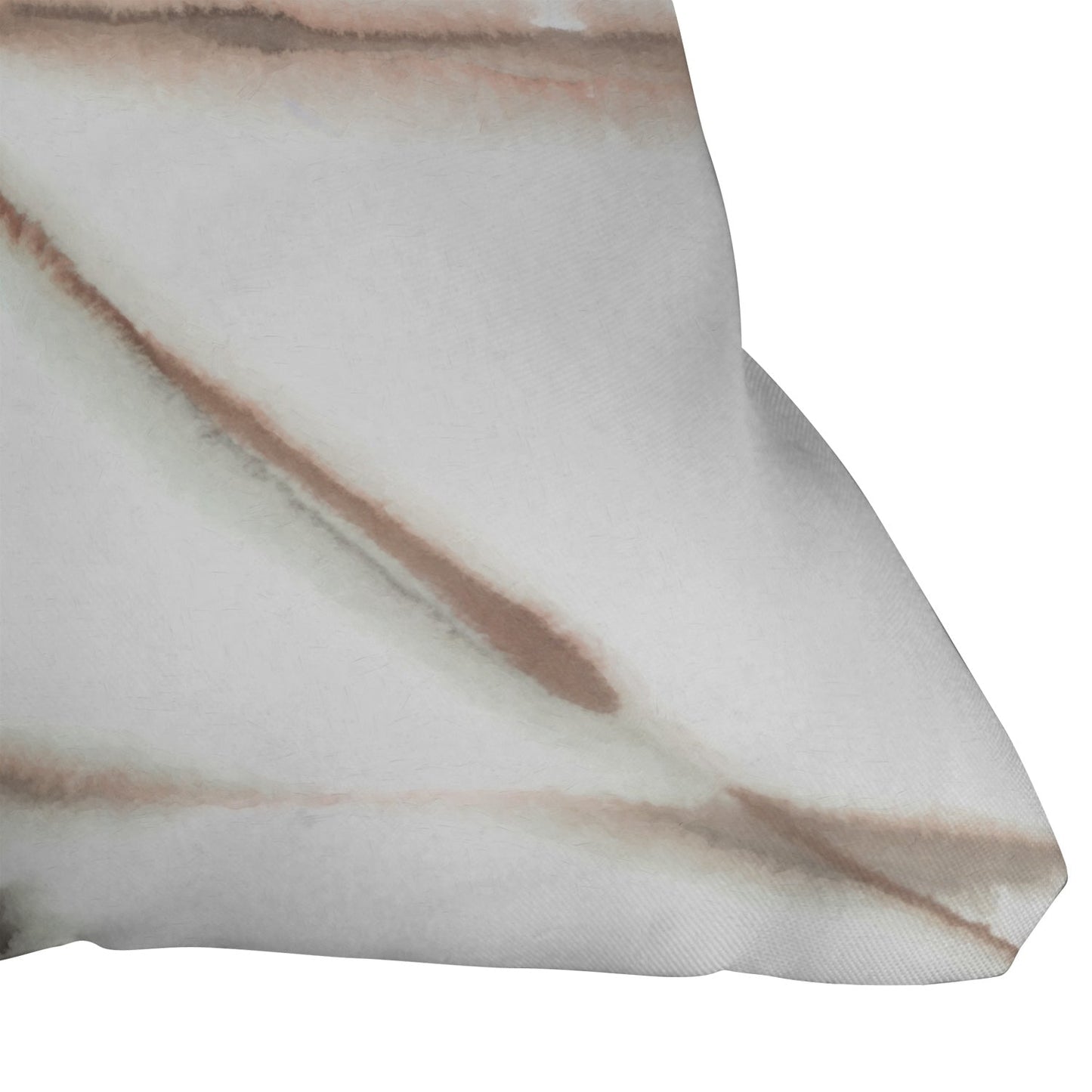 Jacqueline Maldonado Light Dye Folding Taupe Throw Pillow