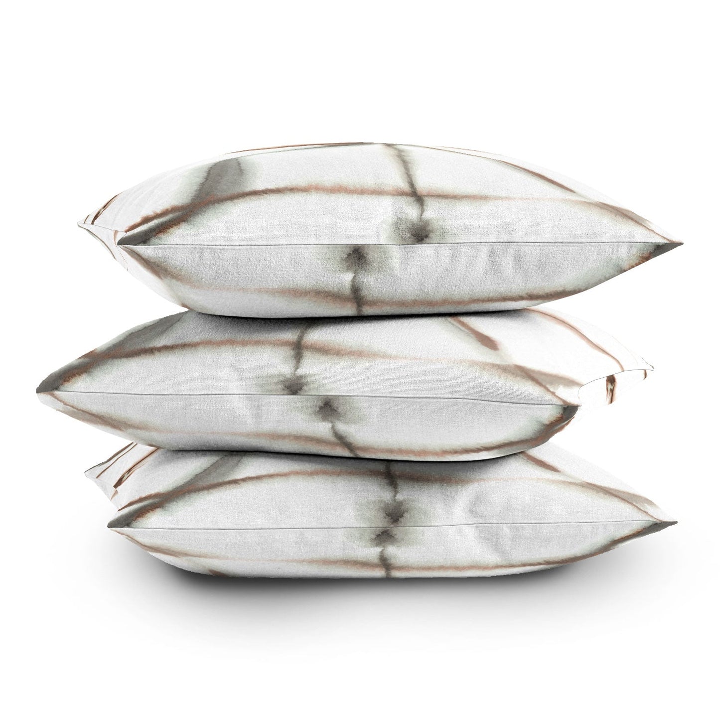 Jacqueline Maldonado Light Dye Folding Taupe Throw Pillow