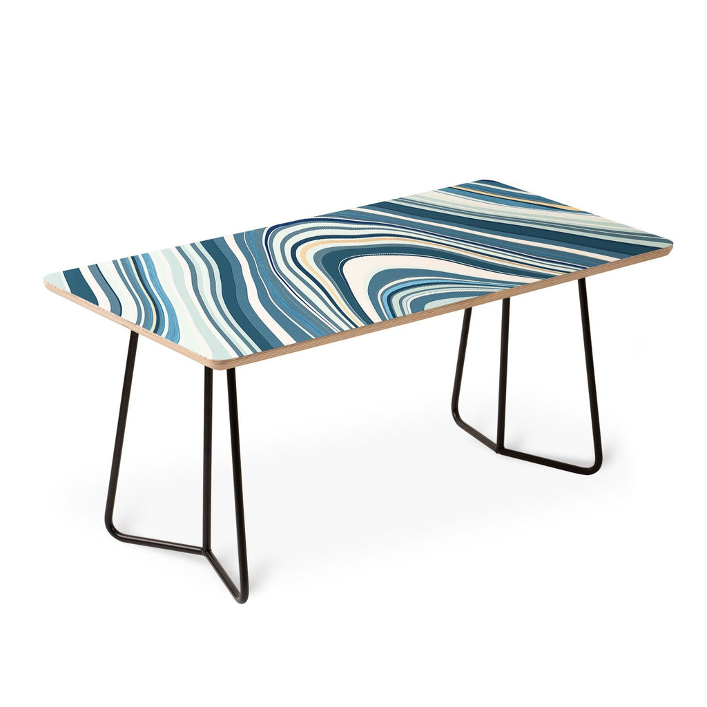 Jacqueline Maldonado Marble Blue Coffee Table