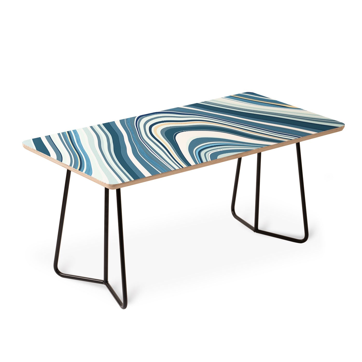 Jacqueline Maldonado Marble Blue Coffee Table