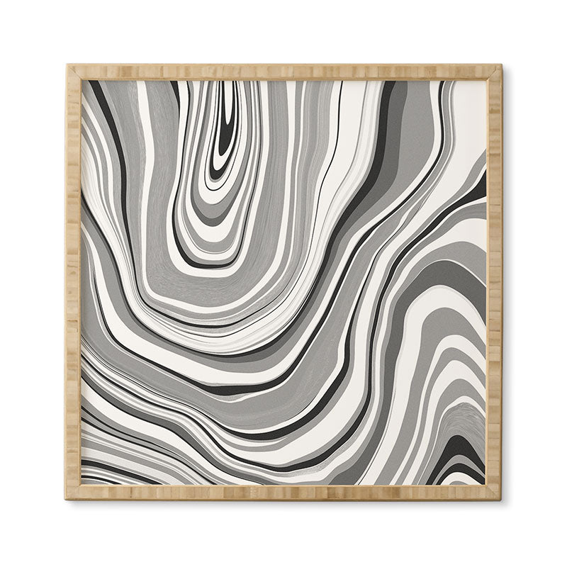 Jacqueline Maldonado Marble Grey Framed Wall Art
