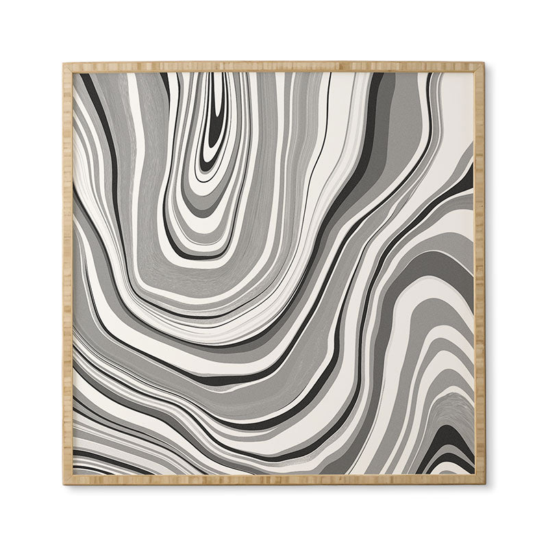 Jacqueline Maldonado Marble Grey Framed Wall Art