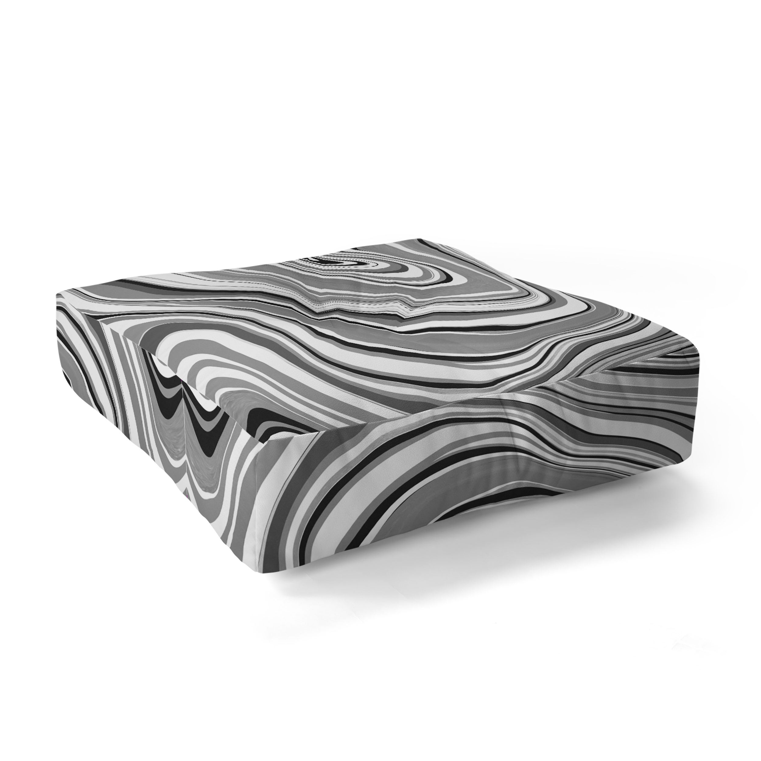 Jacqueline Maldonado Marble Grey Floor Pillow Square