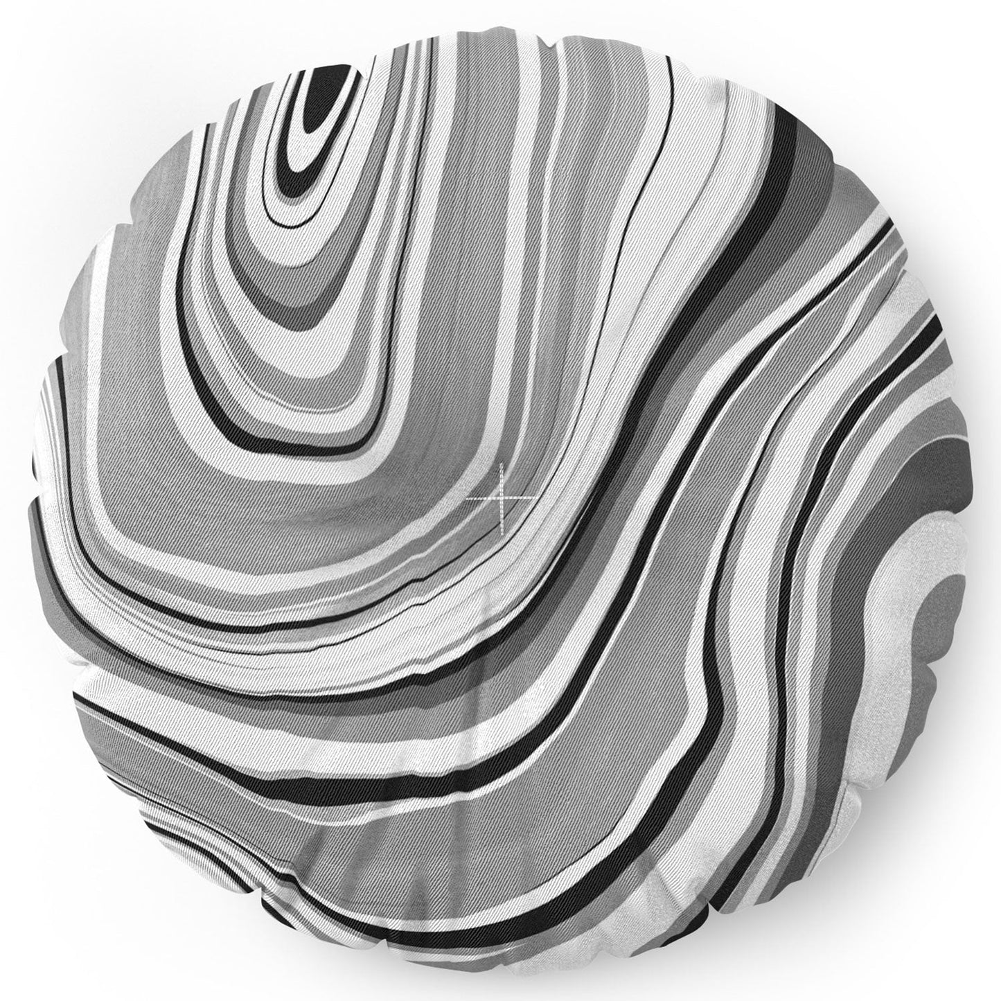 Jacqueline Maldonado Marble Grey Floor Pillow Round