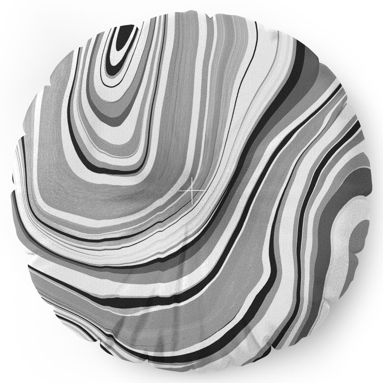 Jacqueline Maldonado Marble Grey Floor Pillow Round