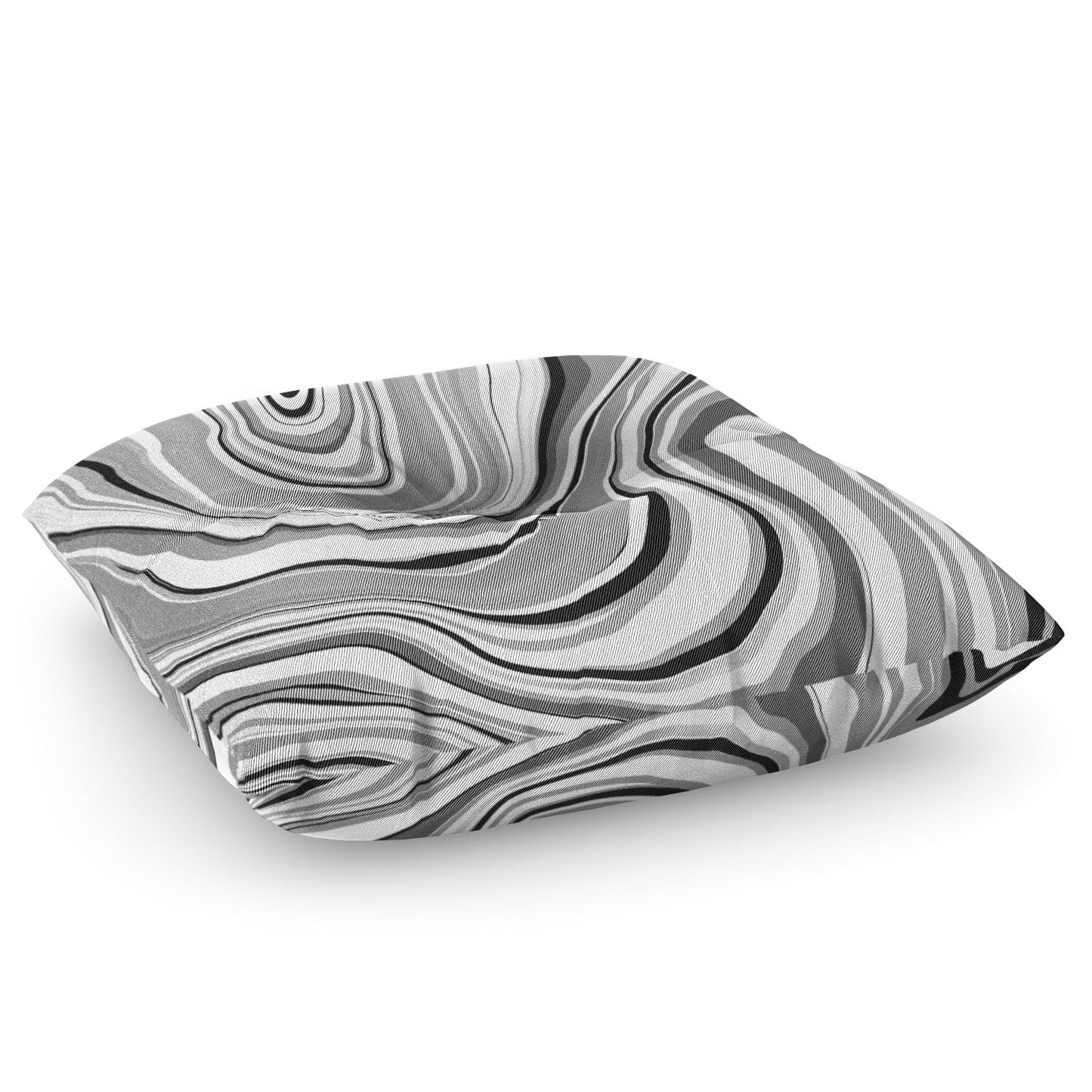 Jacqueline Maldonado Marble Grey Floor Pillow Square