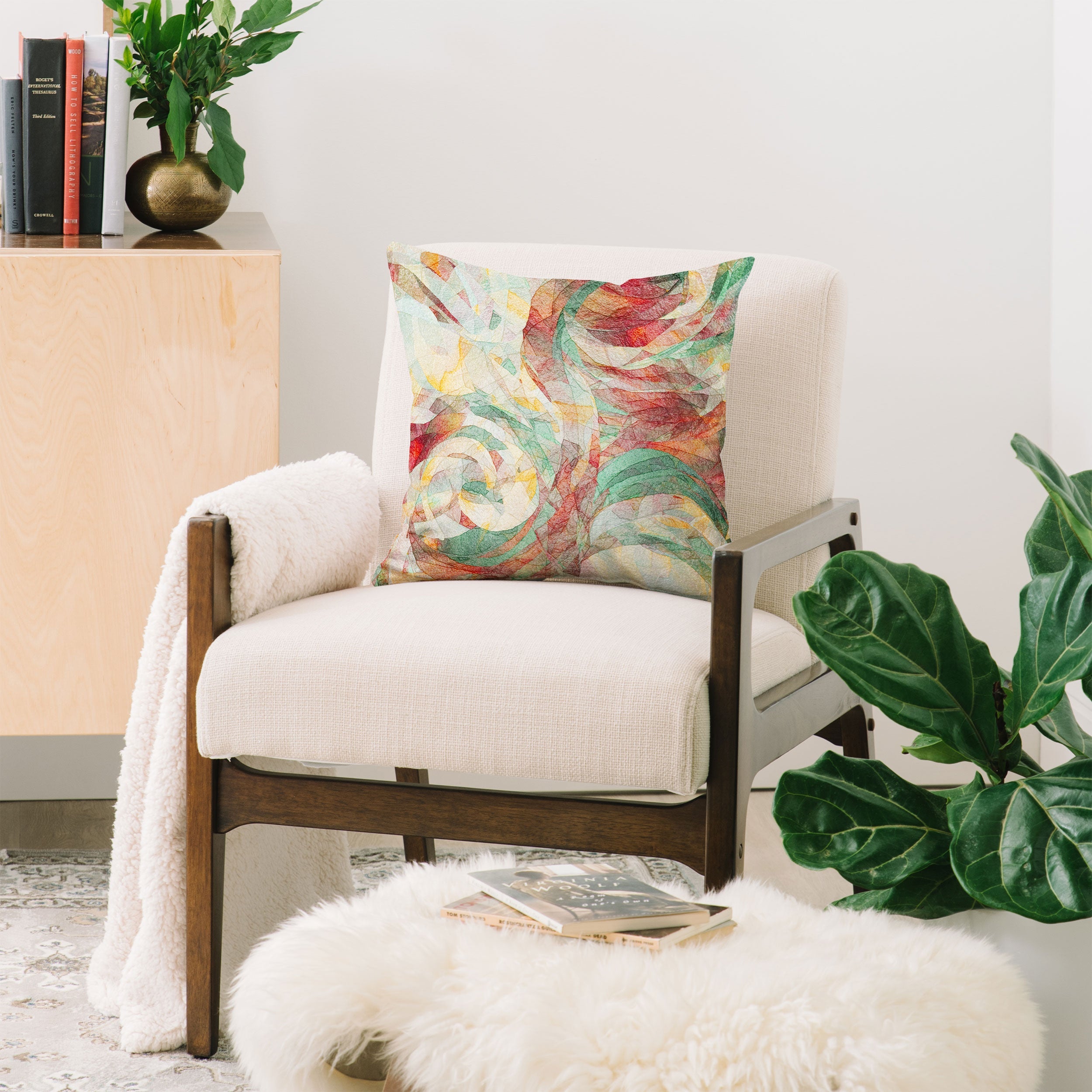 Jacqueline Maldonado Rapt Throw Pillow