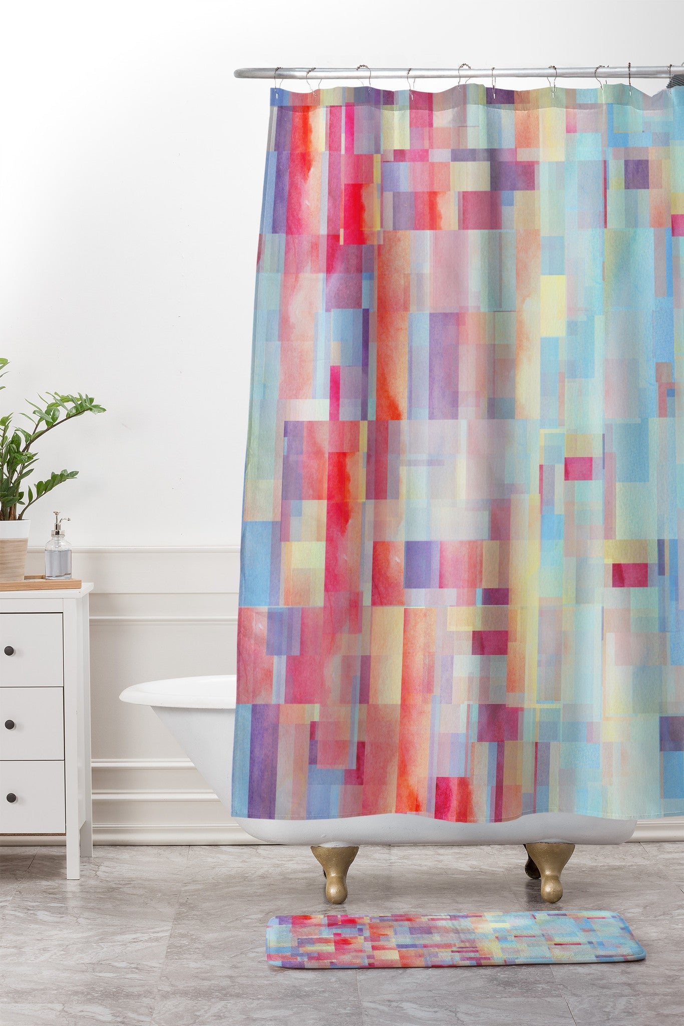 Jacqueline Maldonado Shapeshifter Shower Curtain And Mat