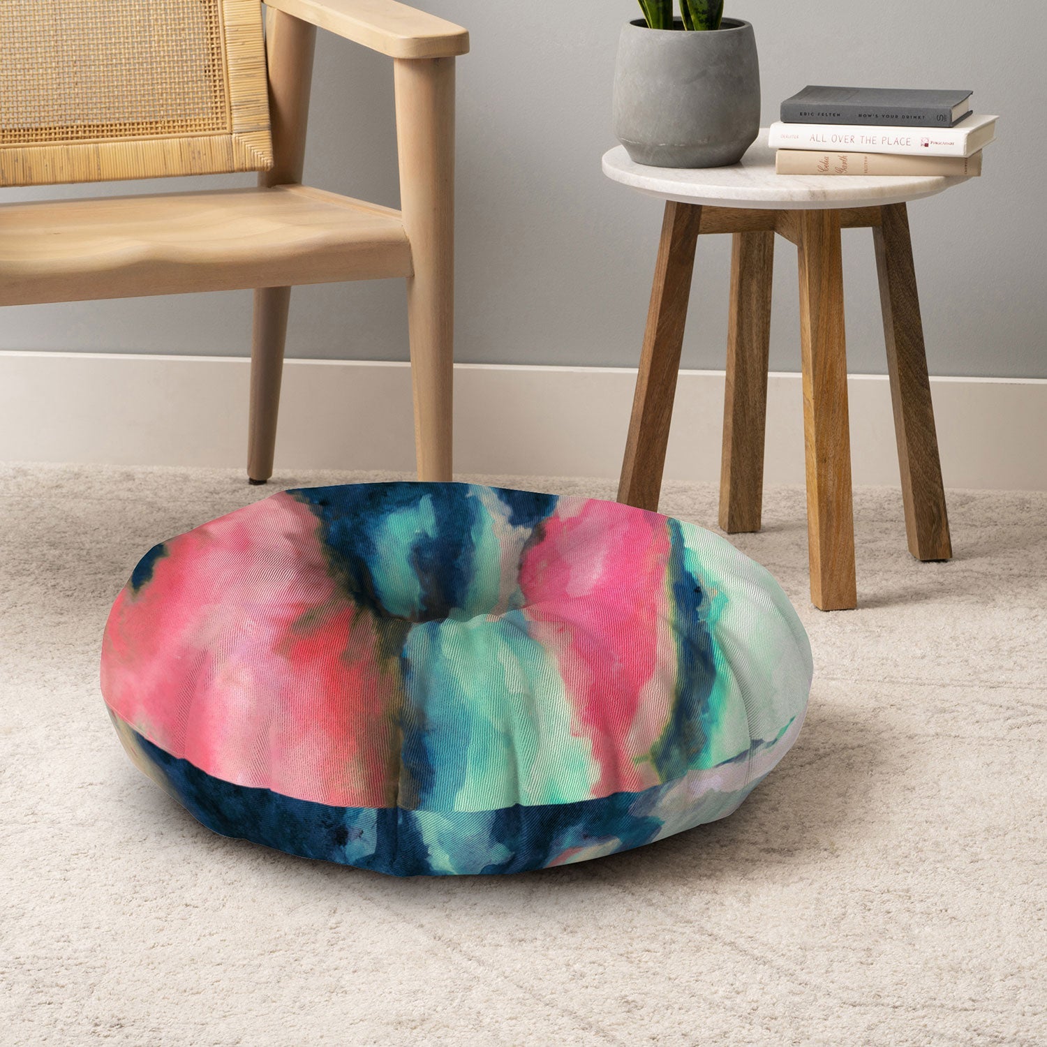 Jacqueline Maldonado Sun Shadow Floor Pillow Round