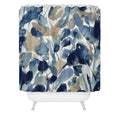Jacqueline Maldonado Textural Abstract Watercolor Shower Curtain