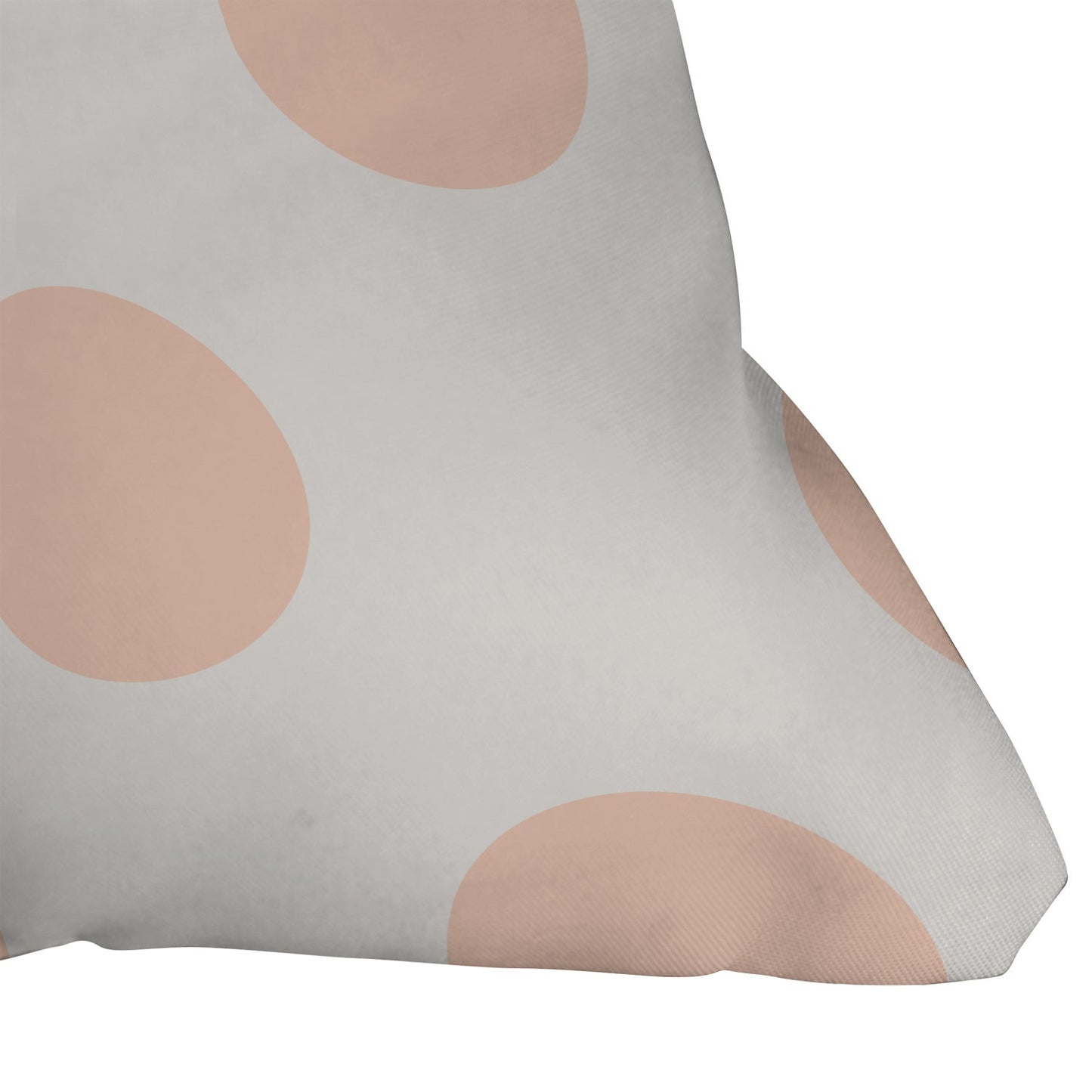 Jacqueline Maldonado Vintage Dot Pale Peach Throw Pillow