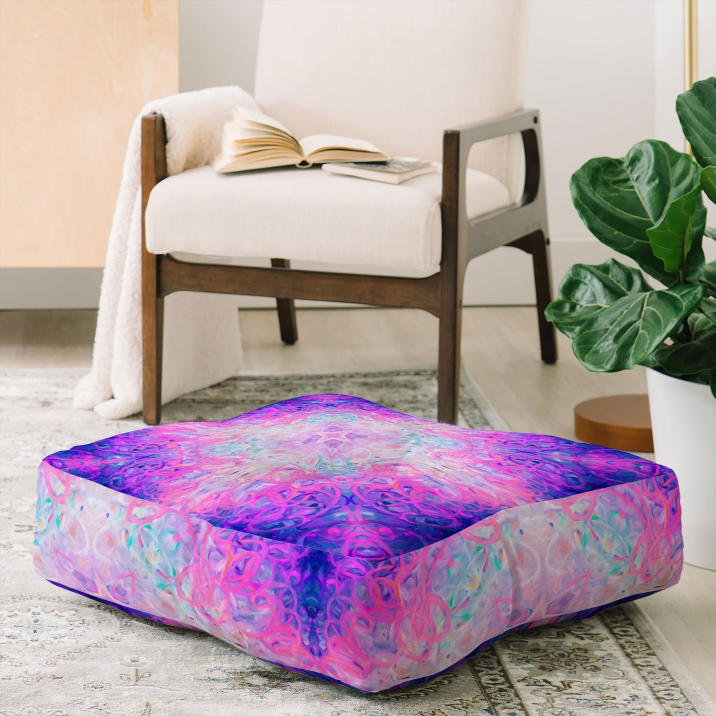 Jacqueline Maldonado Water 1 Floor Pillow Square