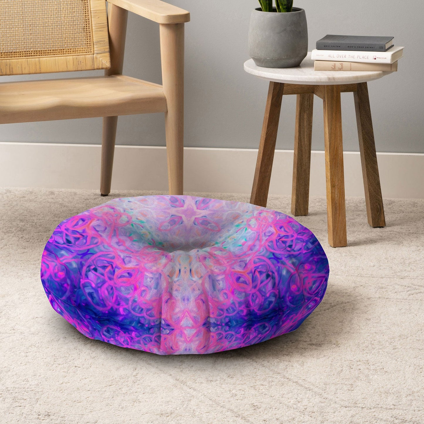 Jacqueline Maldonado Water 1 Floor Pillow Round