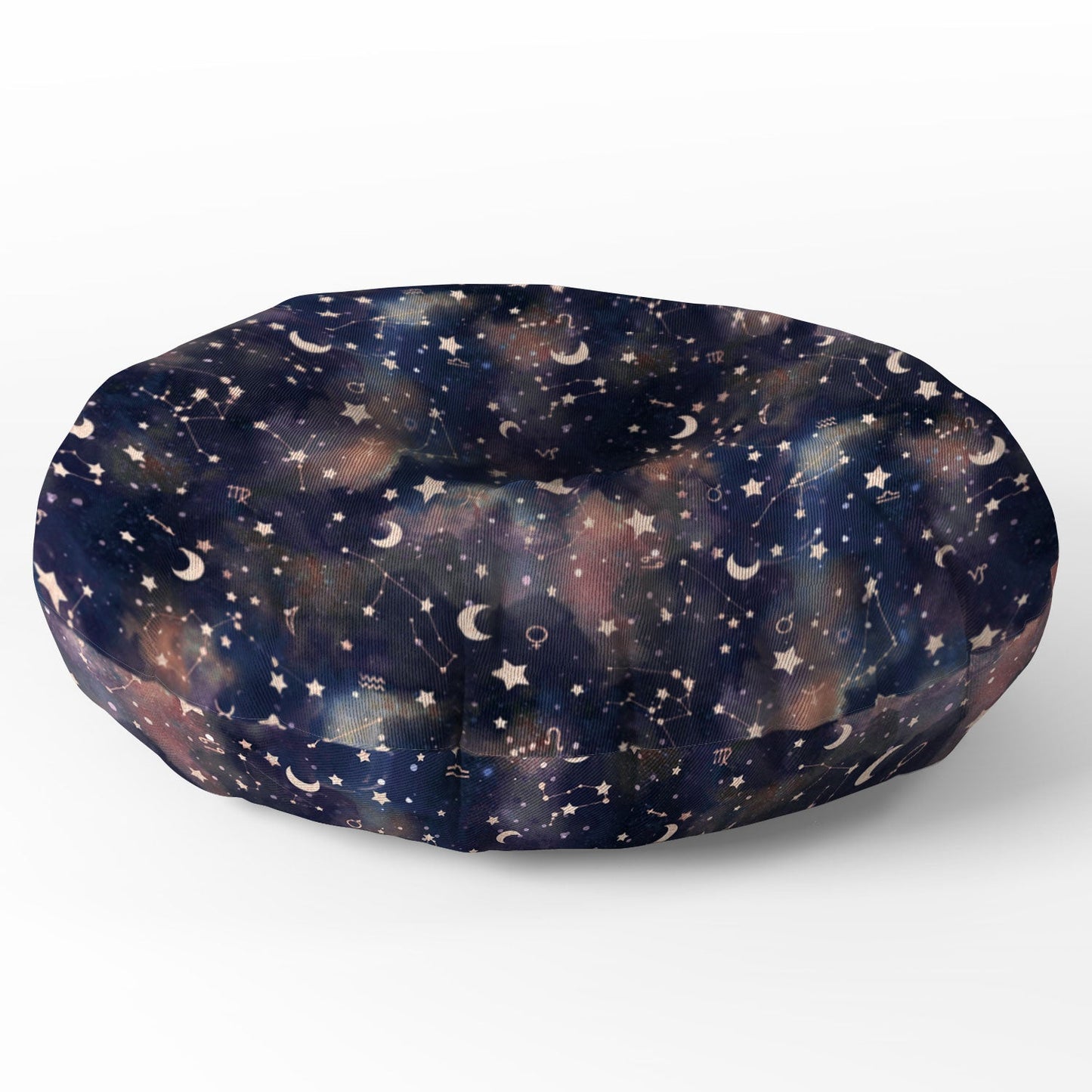 Jacqueline Maldonado Zodiac Rose Gold Floor Pillow Round