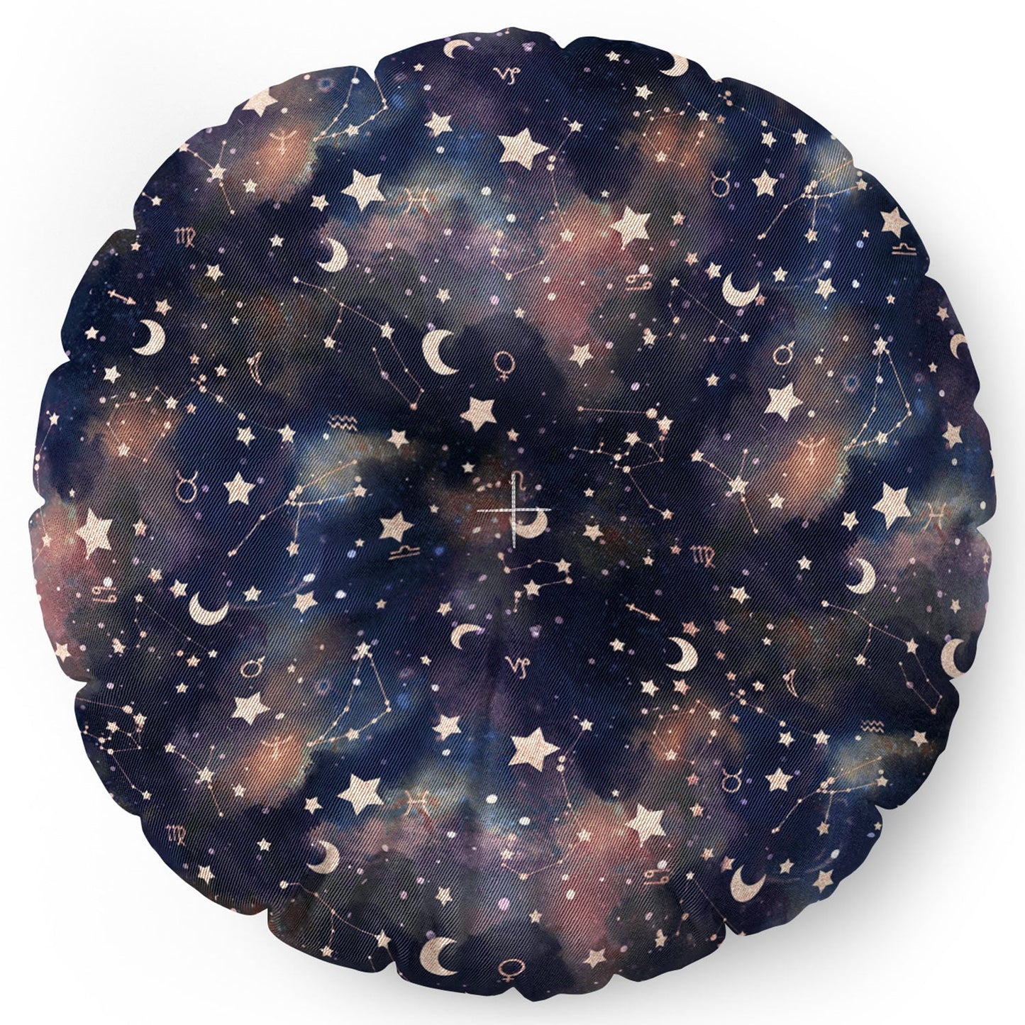 Jacqueline Maldonado Zodiac Rose Gold Floor Pillow Round