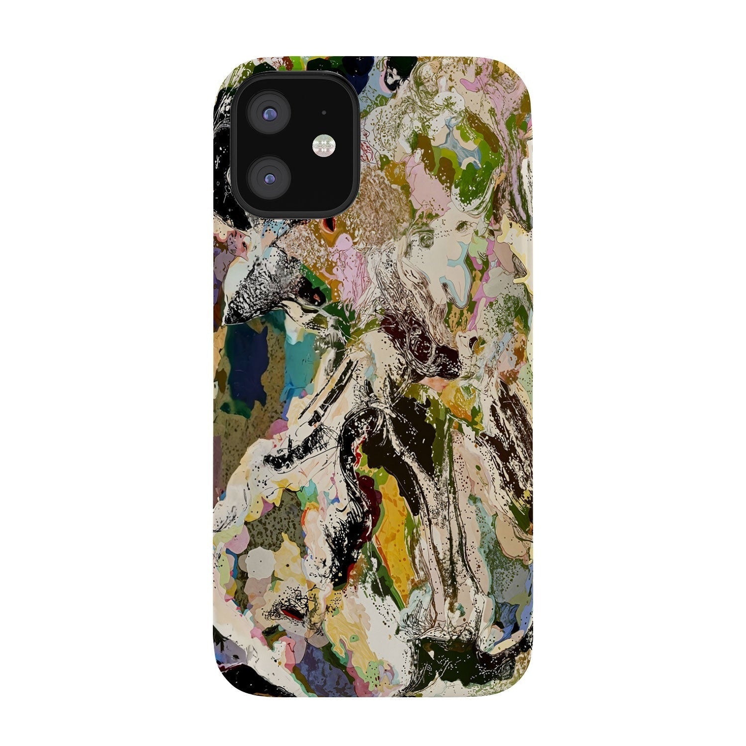 83 Oranges Echoes Beneath the Surface Phone Case