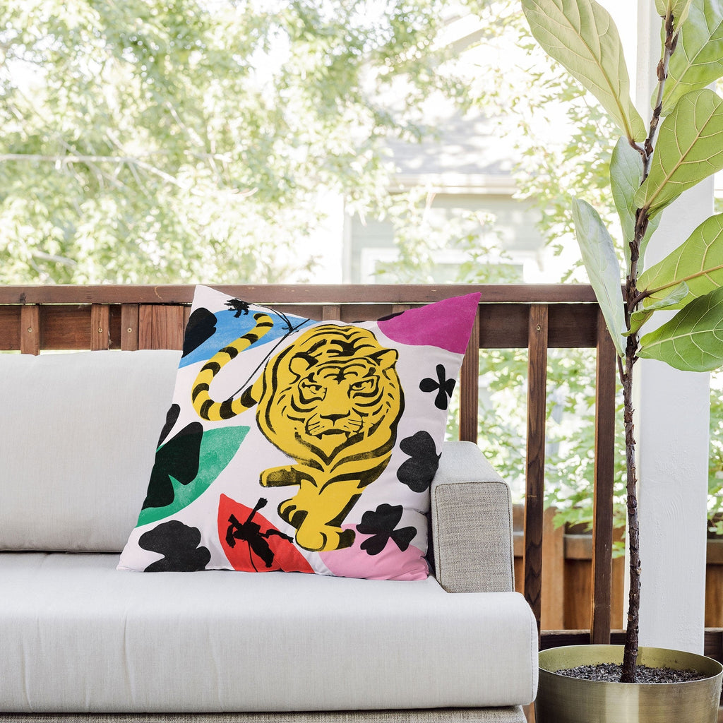 Garima Dhawan wild 3 Outdoor Throw Pillow
