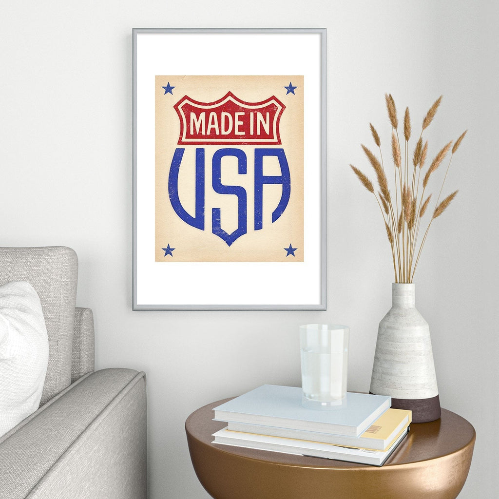 DENY Designs Made in USA Metal Framed Art Print
