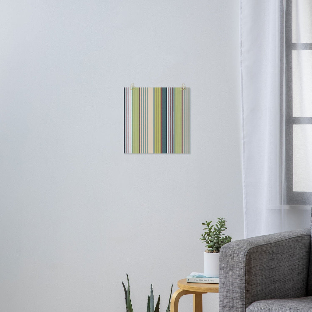 Marta Barragan Camarasa Colorful Stripe Delight Art Print