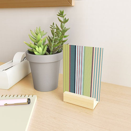 Marta Barragan Camarasa Colorful Stripe Delight Mini Art Print