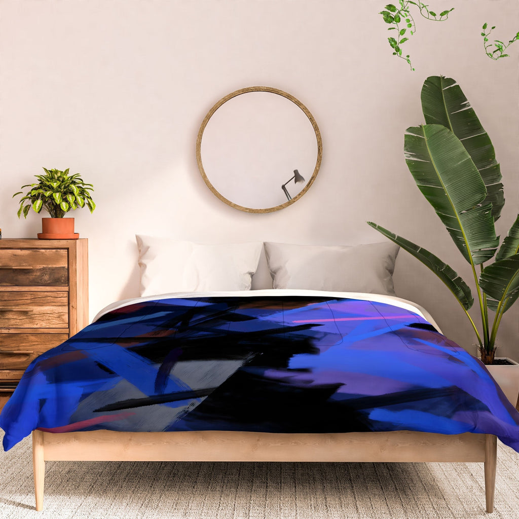 83 Oranges Midnight Sparks Comforter