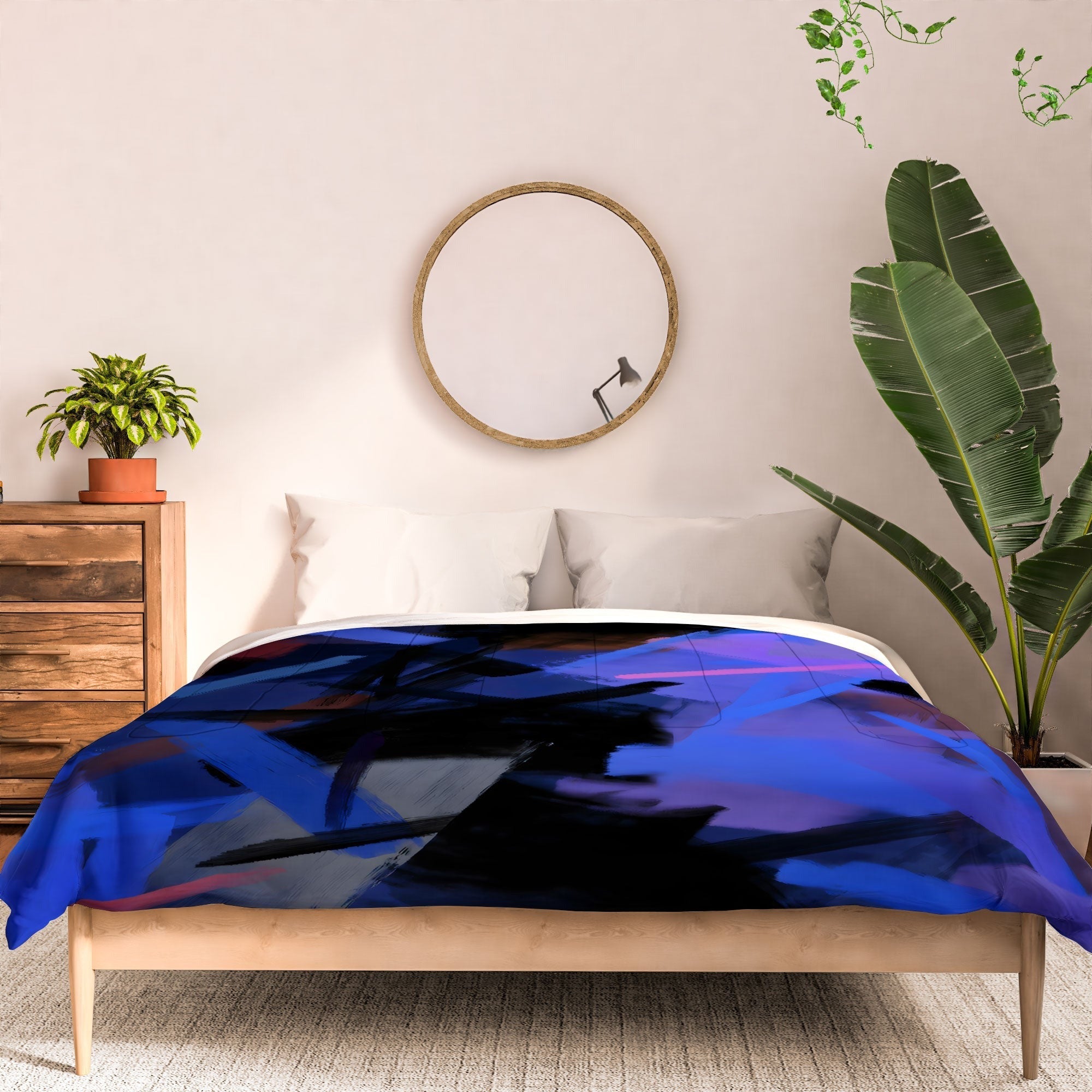 83 Oranges Midnight Sparks Comforter