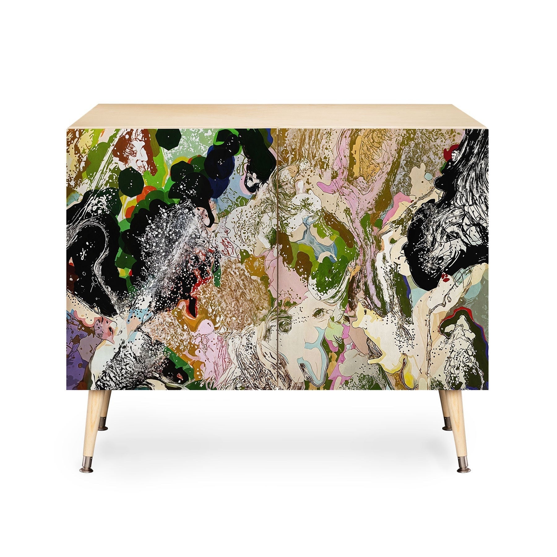 83 Oranges Echoes Beneath the Surface Credenza