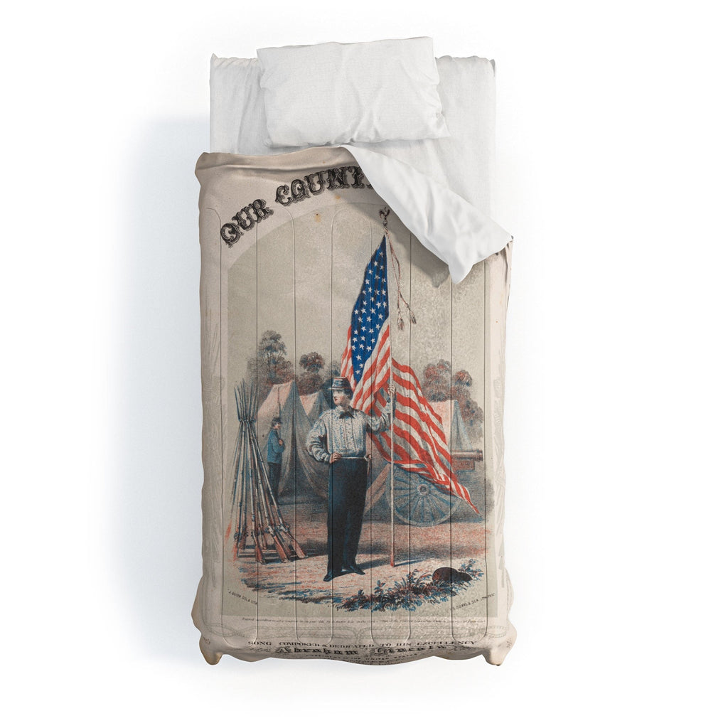 DENY Designs Our Country s Flag Comforter