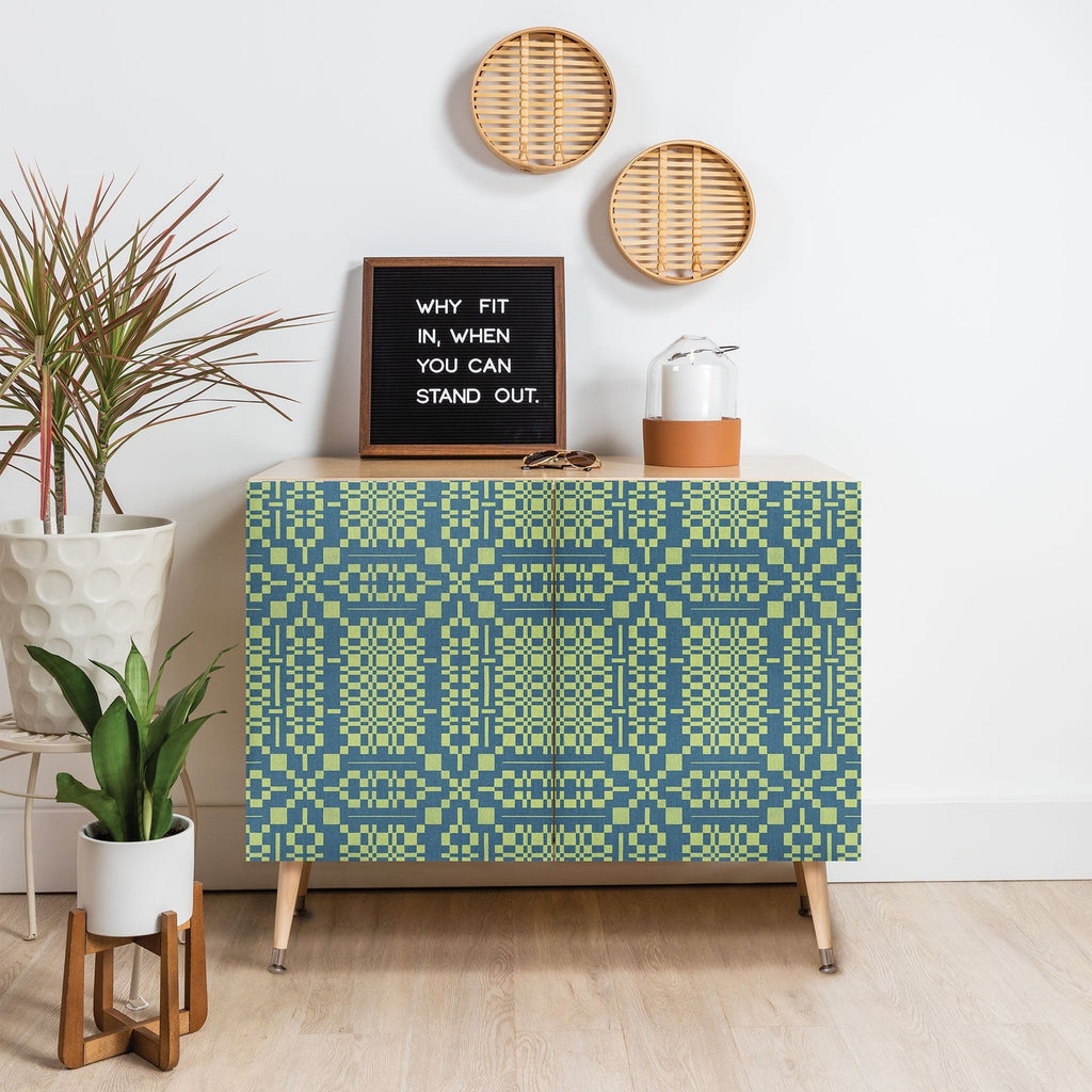 Marta Barragan Camarasa Nostalgic Grid Design Credenza