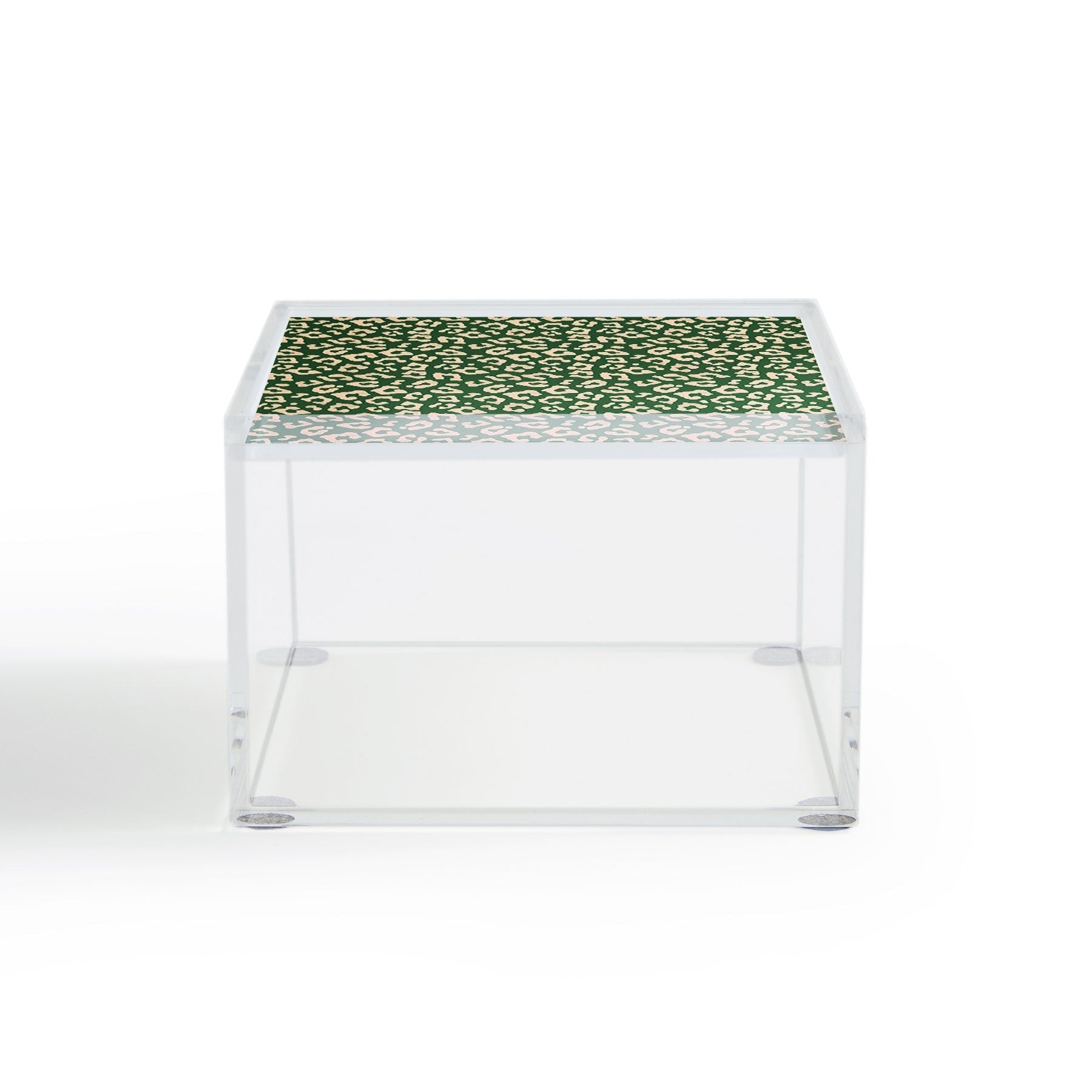 Avenie BR Cheetah Print In Green Acrylic Box