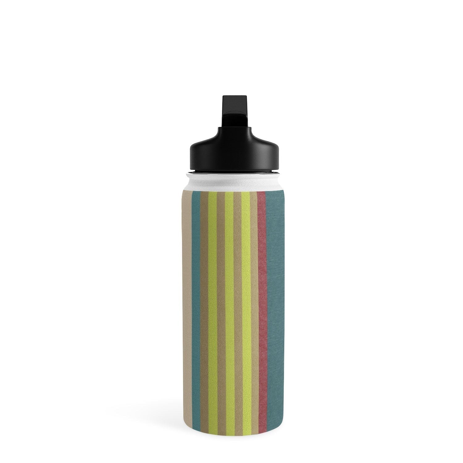 Marta Barragan Camarasa Colorful Stripe Delight Water Bottle