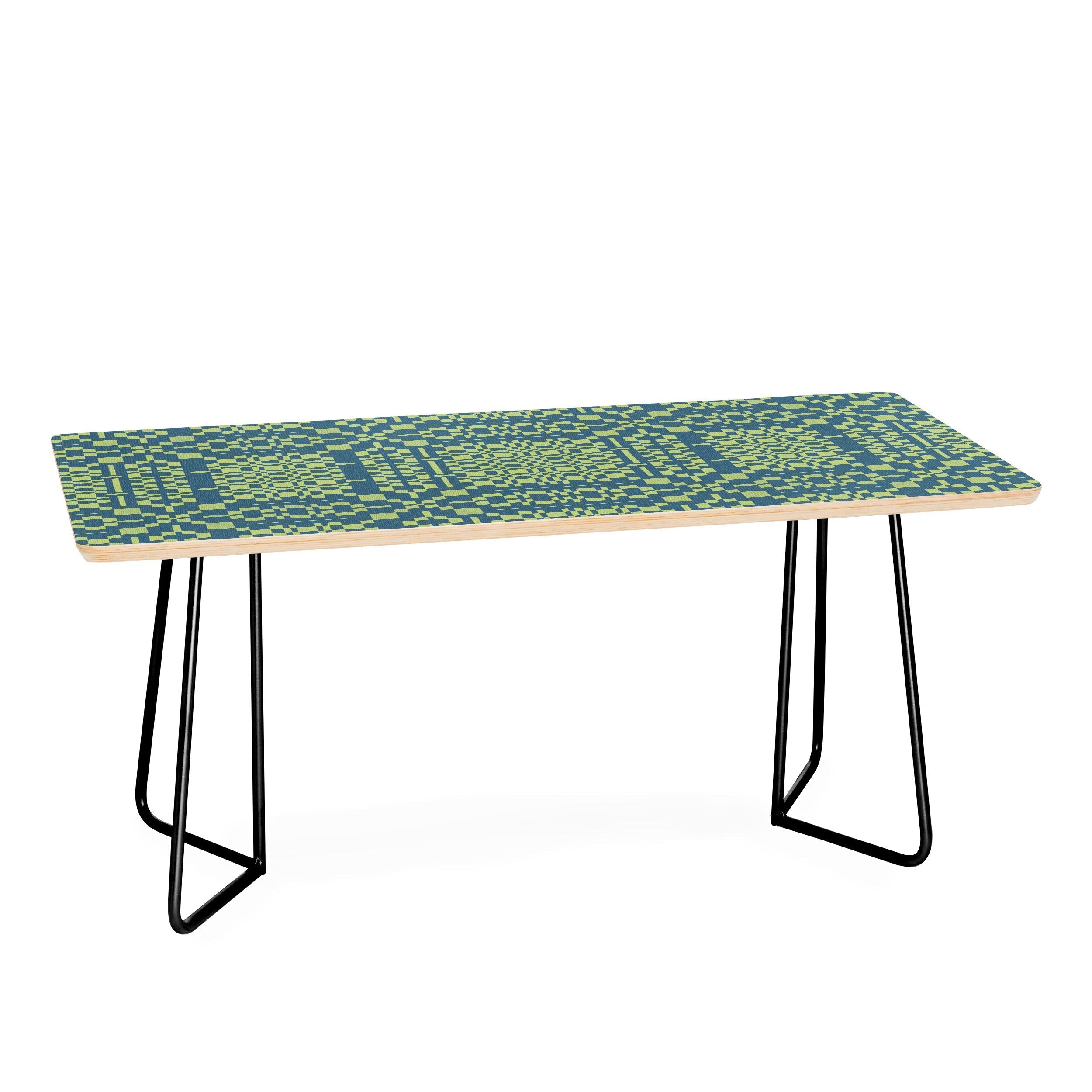 Marta Barragan Camarasa Nostalgic Grid Design Coffee Table
